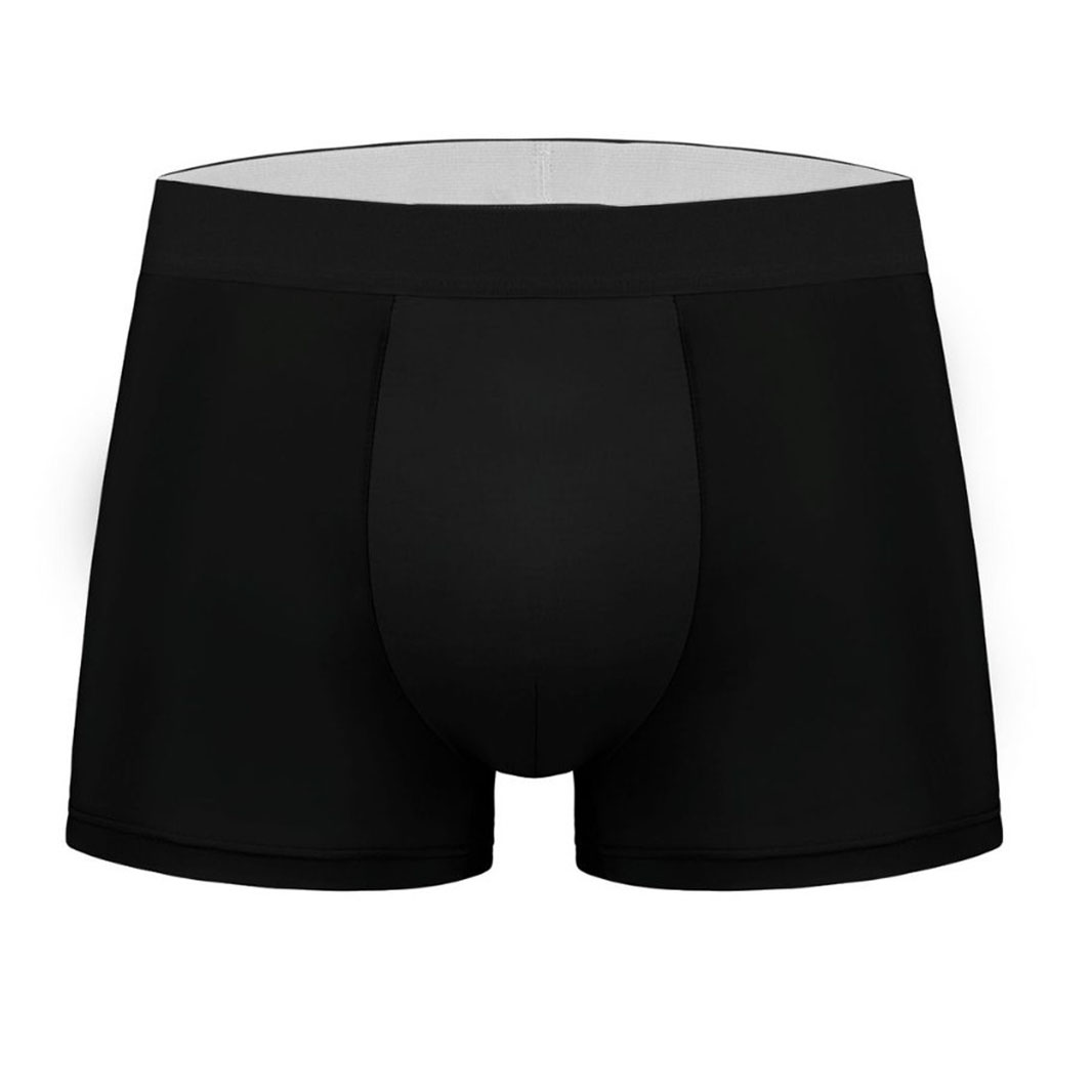 Pouch Boxer Pouch - メンズアイスシルクボクサーブリーフ超薄型通気性ミッドウエスト下着パンティー U バルジポーチ男性通気性パンツ