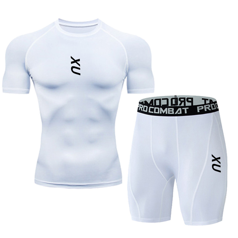 メンズランニング用タイトTシャツ、半袖スポーツTシャツ、ジム - T Shirt Tight Fit のレビューと価格