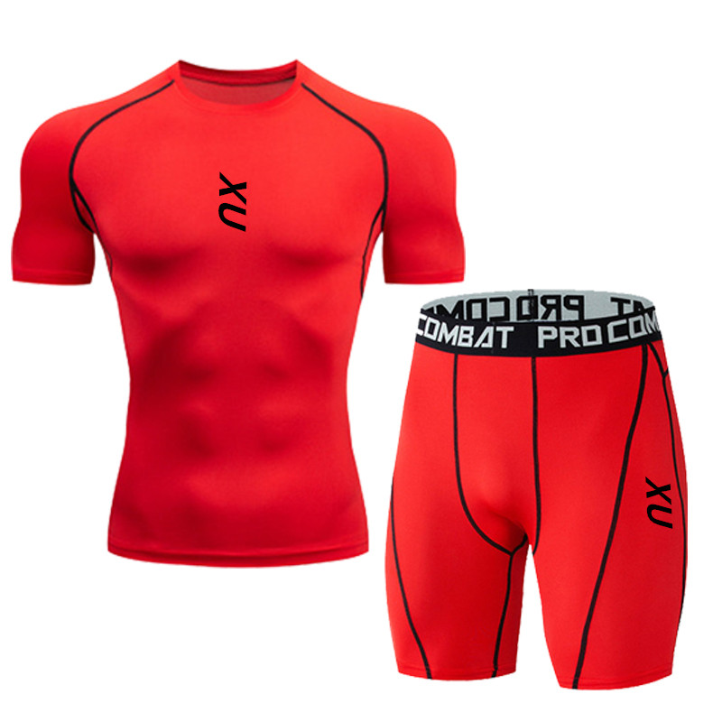 メンズランニング用タイトTシャツ、半袖スポーツTシャツ、ジム - T Shirt Tight Fit のレビューと価格