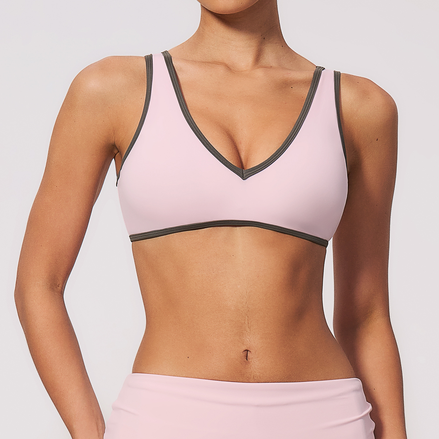 ヨガブラ バックレス カラーブロック スポーツブラ 速乾 ラ - Quick Dry Underwear のレビューと価格